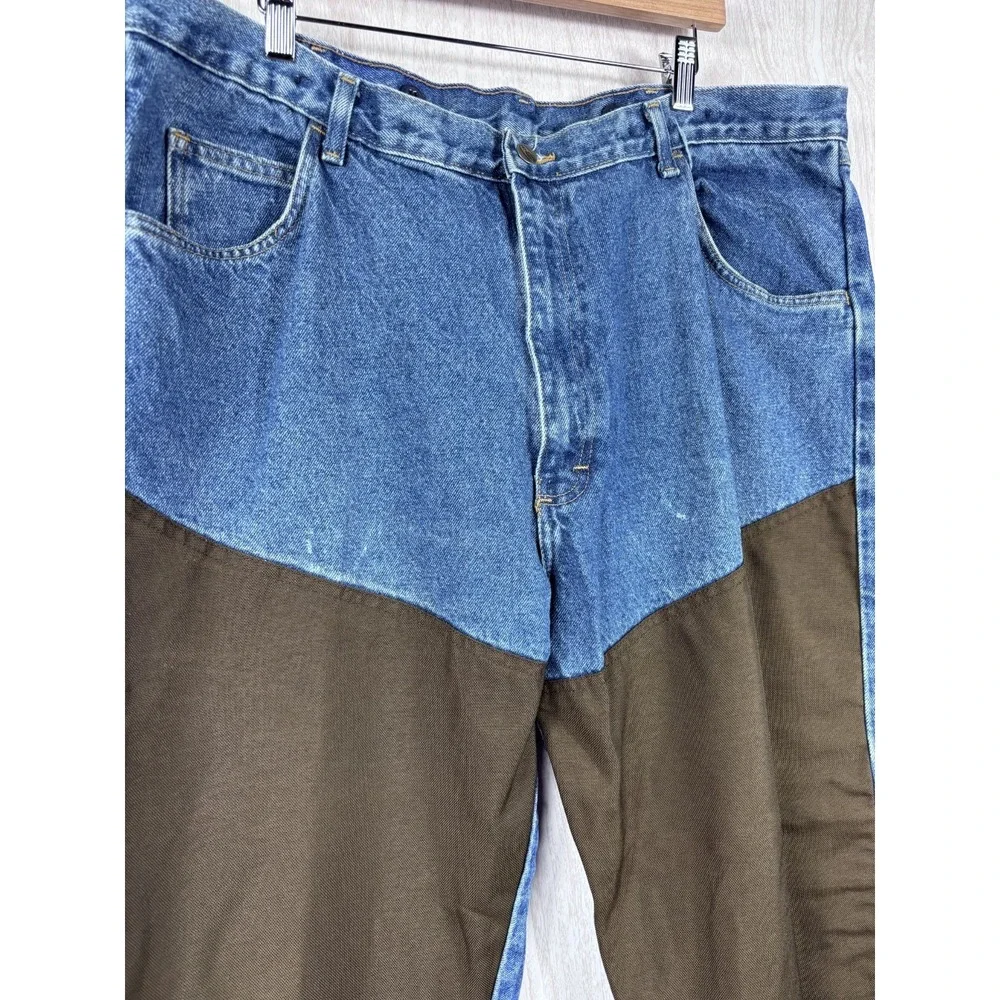 Wrangler ProGear Brush Pants‎ Mens 42x28 Denim Nylon Upland Hunting Workwear